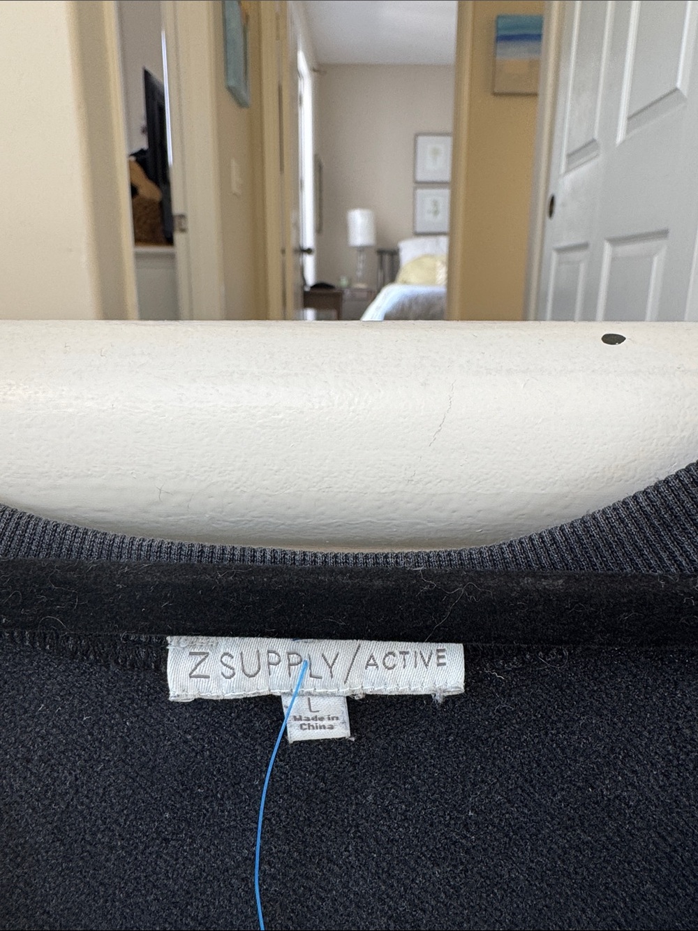 Z Supply Faded Charcoal V-Neck Pullover - Picture 3 of 4